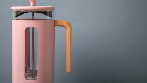 Pisa Cafetiere 8 Cup 1.0L Pink