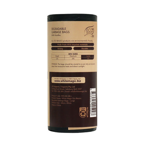 Recycled Garbage Bin Bags 50L - 20Bags/Roll