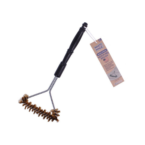 USA Brushware Medium Brass Spiral Barbecue Brush