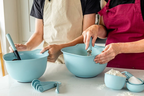 Mixing Bowls, Set of Three, Mineral Water, Sleeved