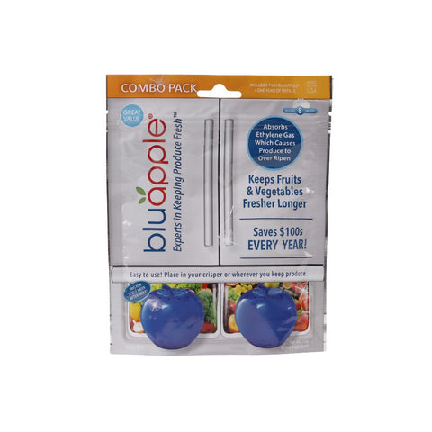 Bluapple Classic One-Year Combo Pack 2X Bluapples (With Satchels) + 8X Satchels Refills