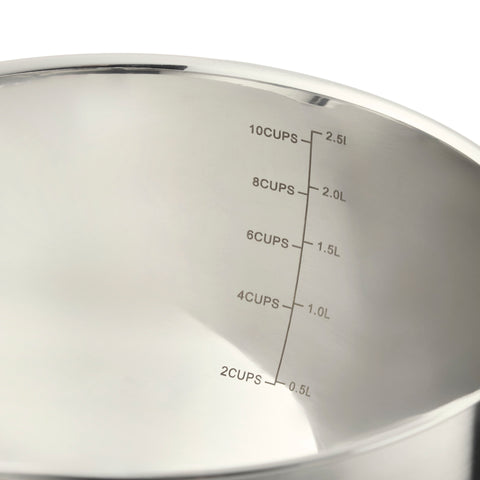 Premium Stainless Steel Mixing Bowls 3pcs Set Black
