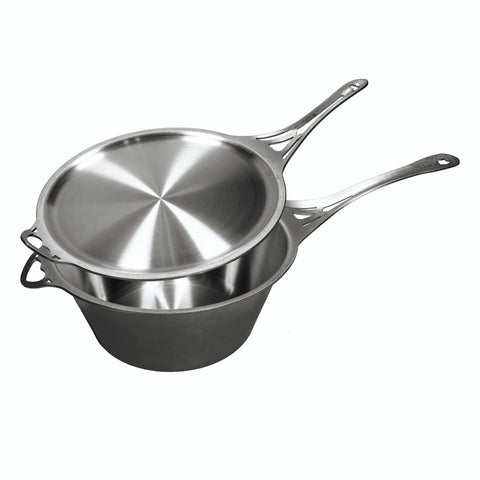 Noni 4.5L Saucepan   27cm Skillet Lid Set