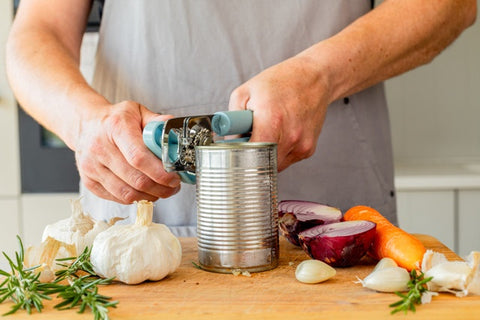 Can and Bottle Opener, Soft Grip, Mineral Water, Carded