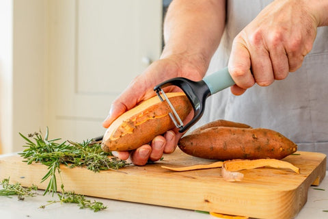 Y Peeler, Soft Grip, Mineral Water, Carded