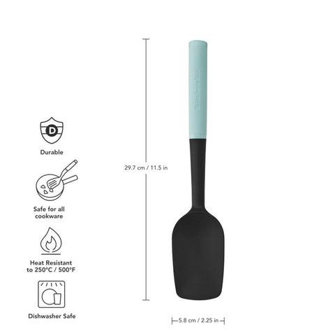 Spoon Spatula, Soft Grip, Mineral Water, Carded