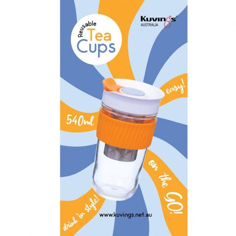 Large Reusable Tea Strainer Cup - 540ml