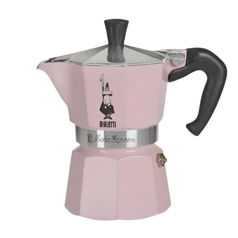 Moka Express 3 Cup Candy Pink