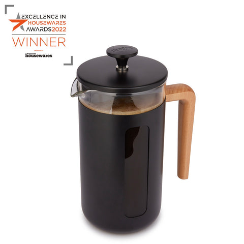 Pisa Cafetiere 8 Cup 1.0L Black