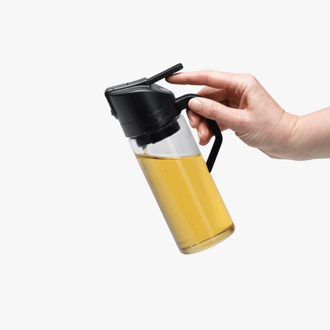 Oileroo - Black + Glass Bottle