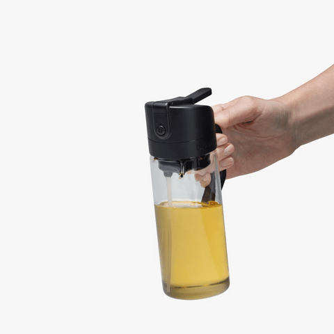 Oileroo - Black + Glass Bottle