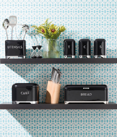 Lovello Utensil Store, Midnight Black, 20x10x18cm, Gift Tagged