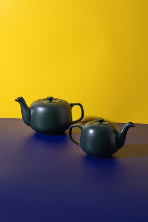 Ceramic Teapot, Green, 600ml, Labelled