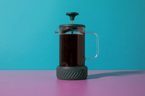 Zero Glass Cafetière, Eight Cup, 1 Litre, Green, Gift Boxed