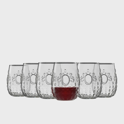 Ecology Marie Stemless Wine Glasses 490ml Set of 6