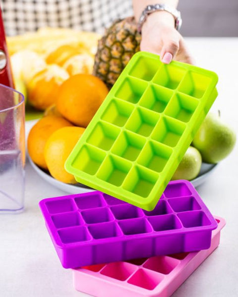 15 Holes Silicone Ice Maker - 4 Colors