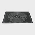 Baking Silicone Mat for Rolling Dough with measurements- Black - 40 x 30cm
