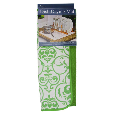 Dish Drying Mat (Damask) X