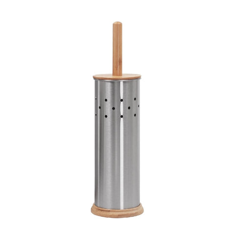 Eco Basics Toilet Set & Roll Holder - Stainless Steel