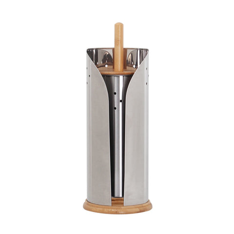 Eco Basics Toilet Set & Roll Holder - Stainless Steel