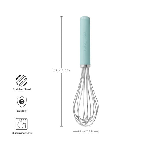 Manual Hand Whisk, Soft Grip, Mineral Water, Carded