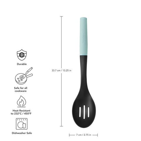 Slotted Spoon, Soft Grip, Mineral Water, Carded