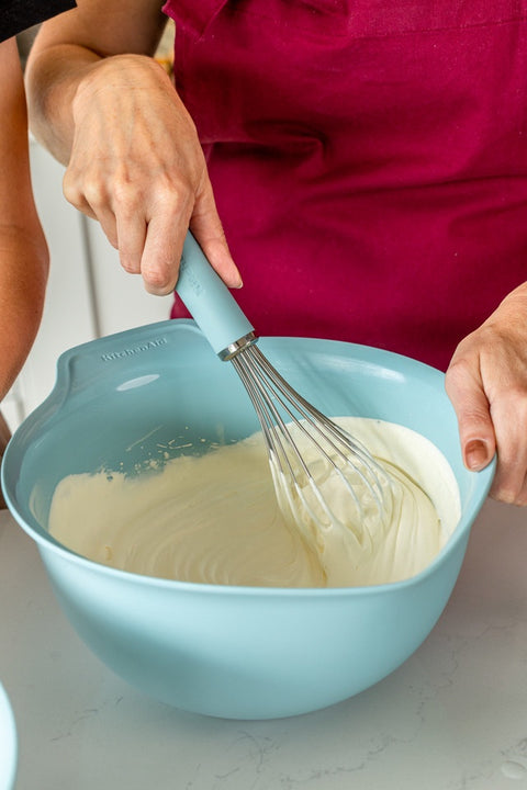 Manual Hand Whisk, Soft Grip, Mineral Water, Carded
