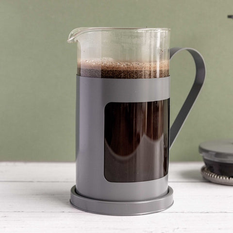 Monaco Cafetiere 8 Cup 1 Ltr Grey